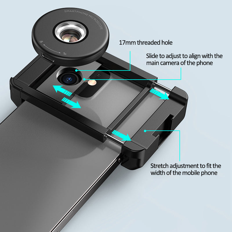 APEXEL MS009 Phone Microscope LED Light Design Microscope Magnifier with Telescopic Cell Phone Clip APEXEL MS009 Phone Microscope LED Light Design Microscope Magnifier with Telescopic Cell Phone Clip